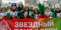 Участники "ЗВЁЗДНОГО ПОХОДА" в гостях в гимназии