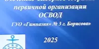 Отчетно-выборное собрание ОСВОД в гимназии