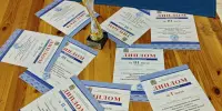 Областные соревнования по плаванию "Время быть первым!" Команда гимназистов в тройке победителей