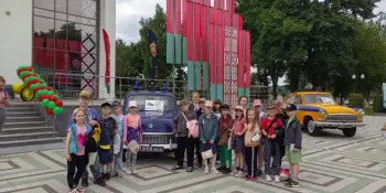 Воспитанники воспитательно-оздоровительного лагеря стали участниками марафона белорусской милиции "110 лет в едином строю!"